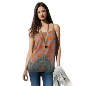 Cabi Arabesque Lined Cami Size Large